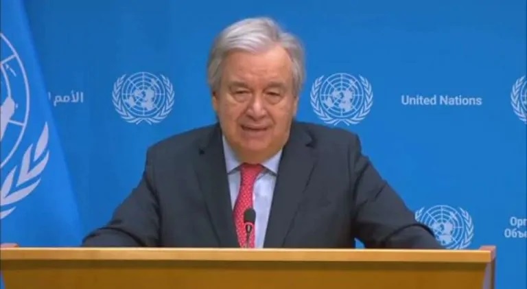 Guterres su Gaza chiede una tregua: "Guerra diventata punizione contro i palestinesi"