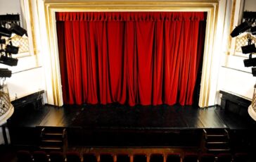 Topo in platea durante lo spettacolo di Vincenzo Salemme