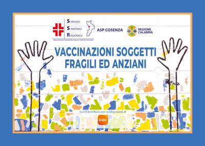 Vaccini, Rizzo (Asp Cs): "Per anziani e fragili opuscolo informativo e proposta attiva"