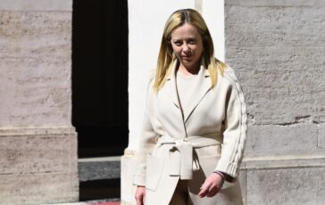 Giorgia Meloni Andrea Giambruno insieme