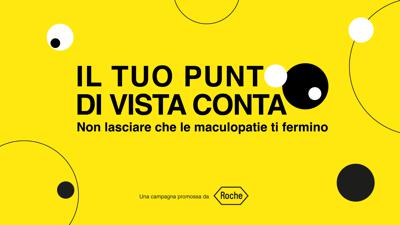 Maculopatie, riparte campagna nazionale &lsquo;il tuo punto di vista conta&rsquo;