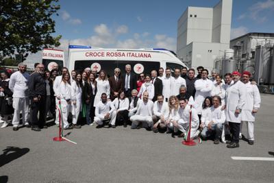 Barilla al fianco della Croce rossa, dal 2020 donate 3 ambulanze e 1 mln di colazioni