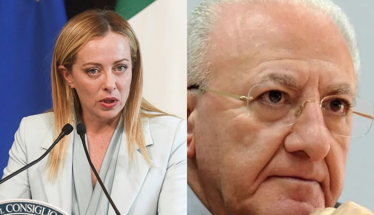 Giorgia Meloni: "De Luca faccia meno dirette su Fb e risolva i problemi"