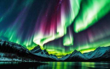Aurora boreale Italia