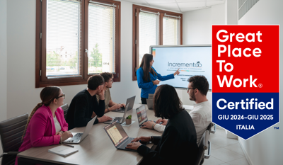 Incrementoo si aggiudica la prestigiosa certificazione "Great Place to Work"