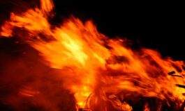 incendio nella cattedrale di Rouen