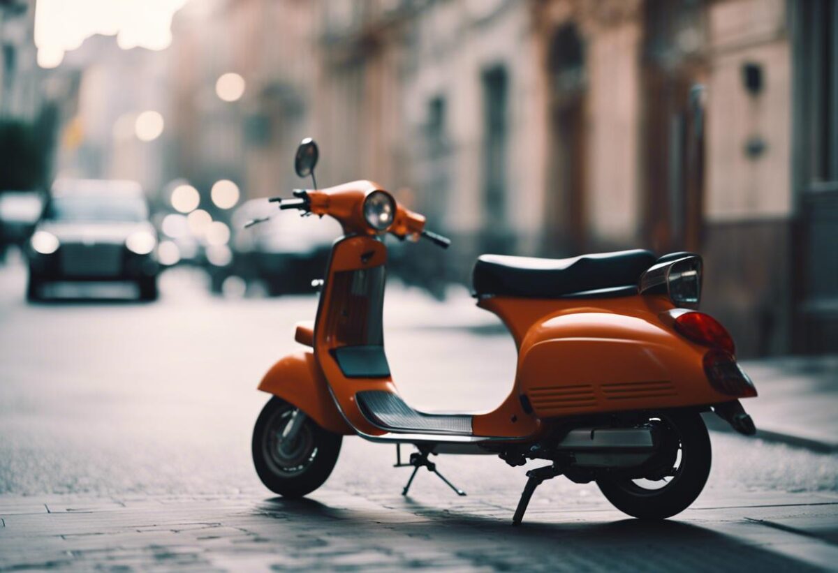 Penalizzato per aver guidato un monopattino dotato di seggiolino.