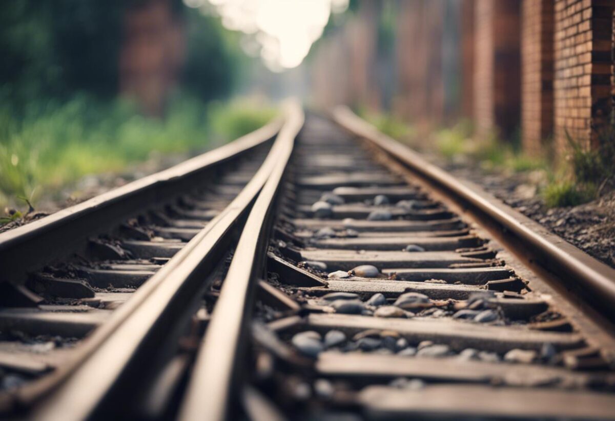 Un muro è crollato sui binari, coinvolgendo un treno con 60 passeggeri a bordo che sono stati prontamente soccorsi.