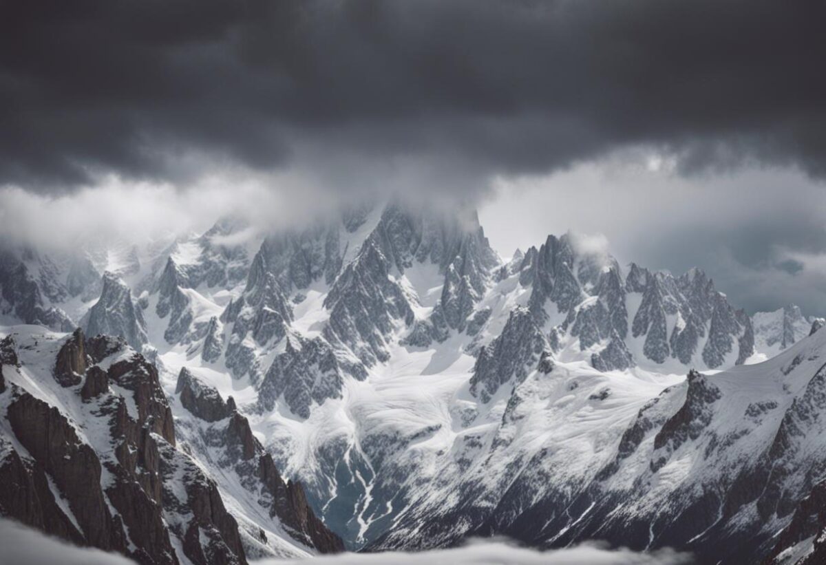 Due scalatori italiani sono andati dispersi sul Monte Bianco e a causa delle cattive condizioni meteorologiche, le operazioni di salvataggio sono state ostacolate.