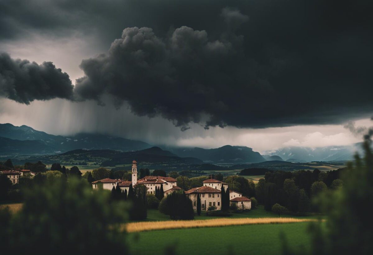 Il Fvg è in stato di allerta gialla a causa delle previsioni di piogge e tempeste.