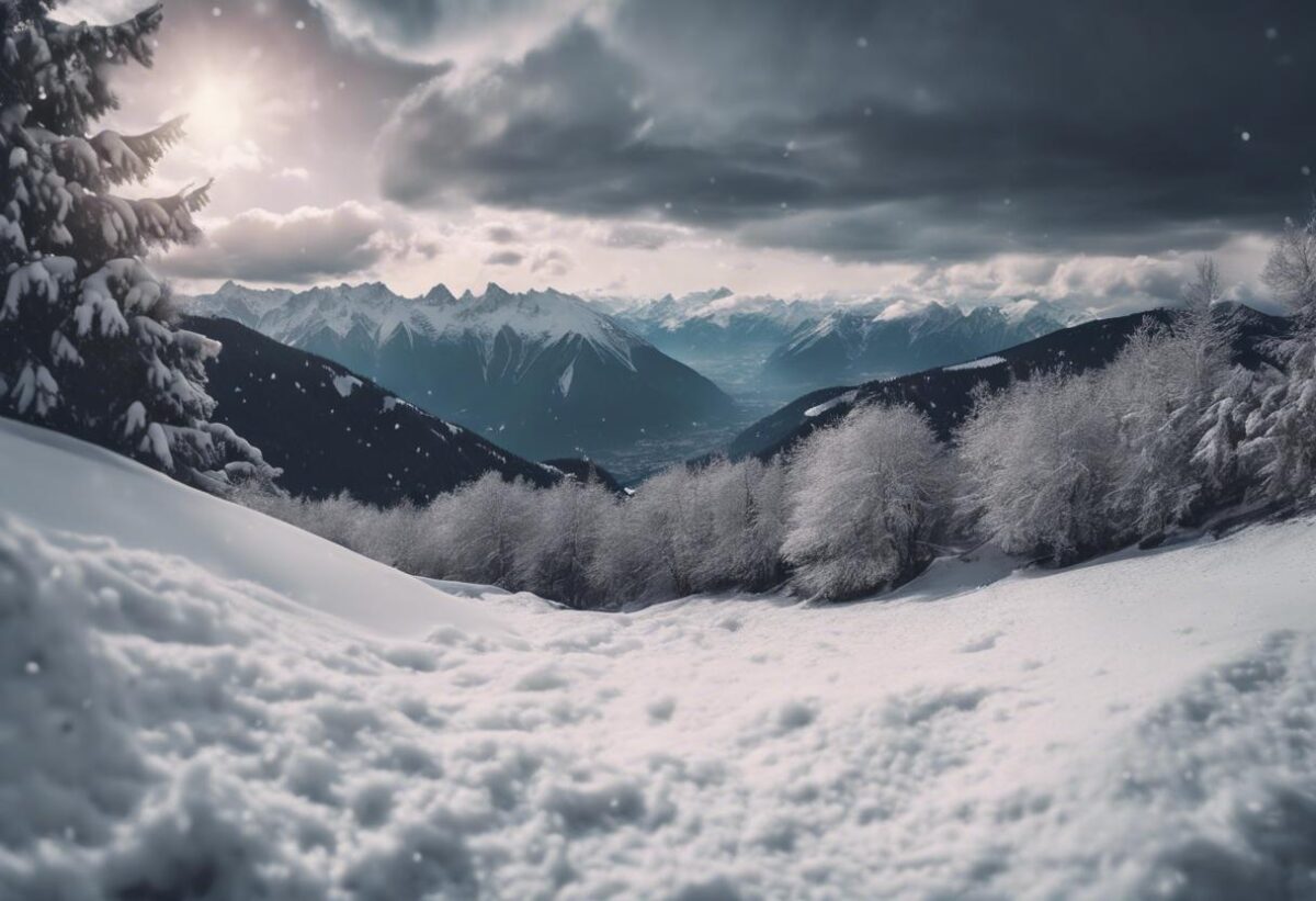 Il clima artico sta interessando l'Italia, con precipitazioni nevose che vanno dalle Alpi fino al Gran Sasso.