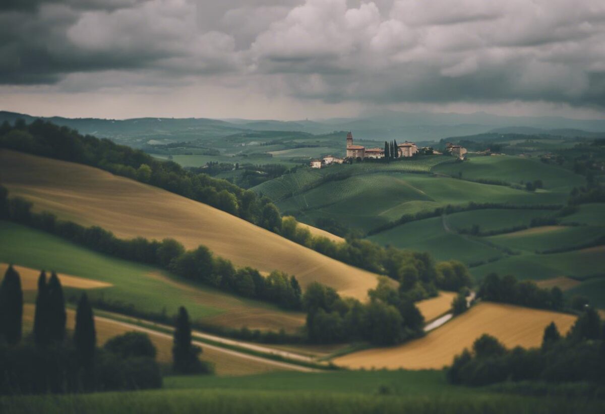 Il brutto tempo ha messo sott'acqua il paese di Traversara in Emilia-Romagna.