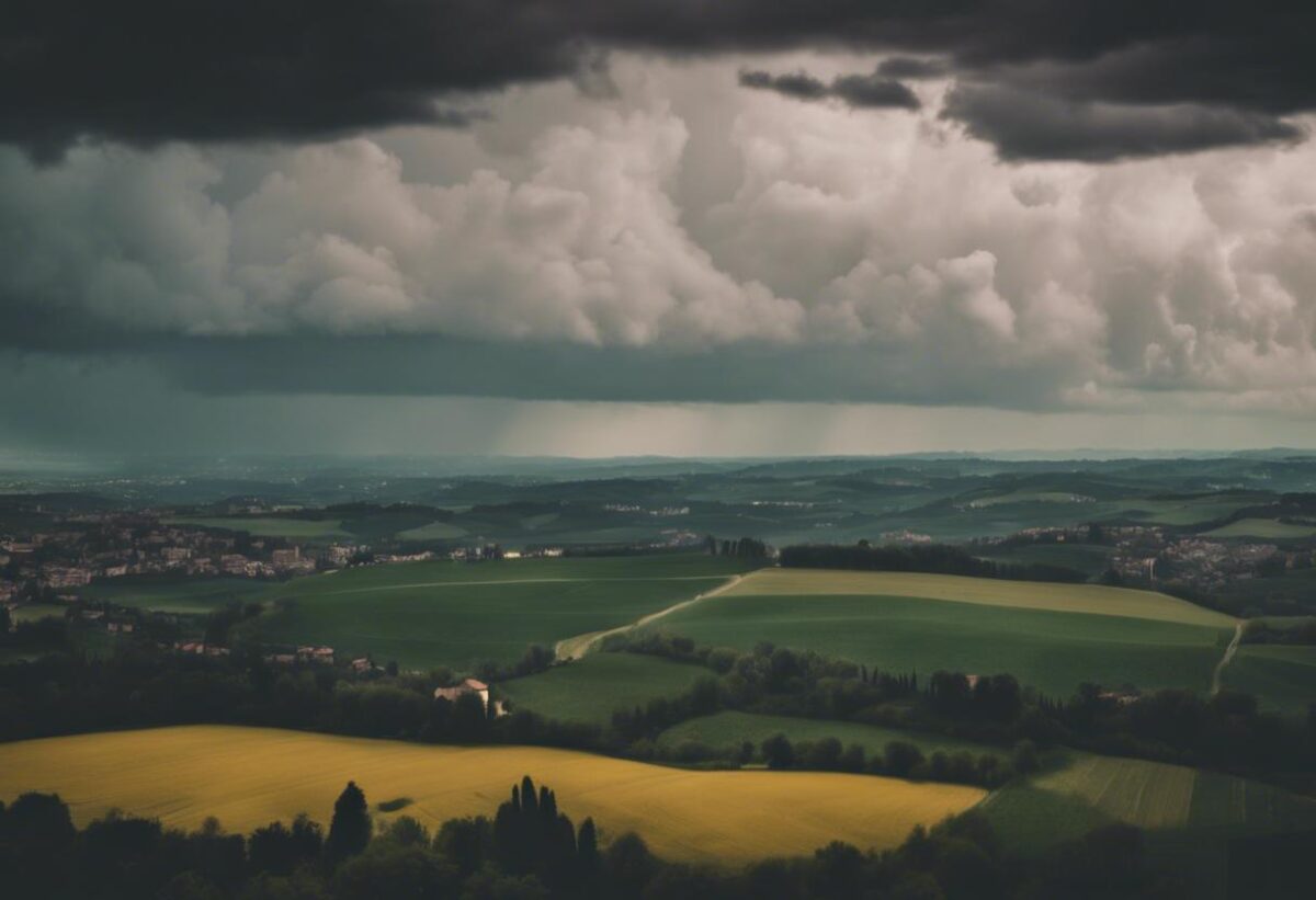 L'acqua ha devastato e reso deserto il villaggio di Traversara in Emilia Romagna, a causa del cattivo tempo.