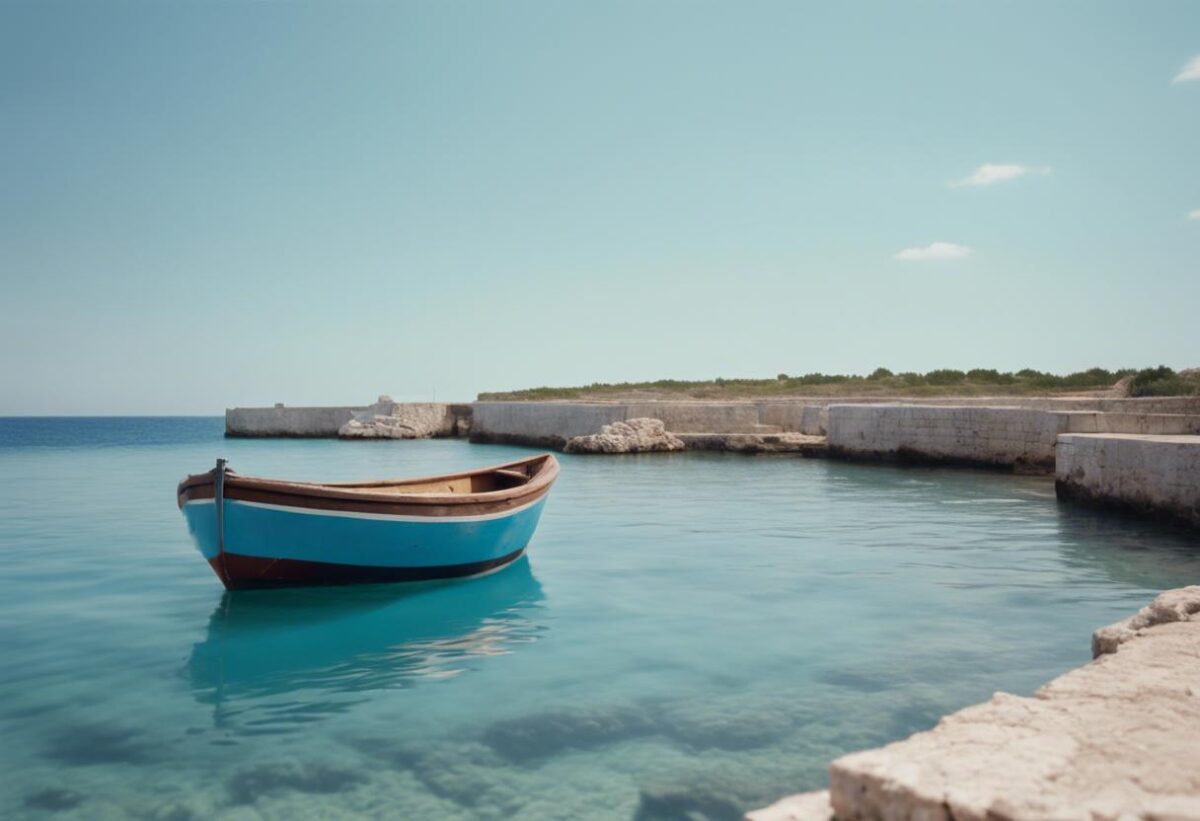 Un gruppo di circa 80 persone, tra cui donne e bambini, sono arrivate via mare a Leuca, immigrati.