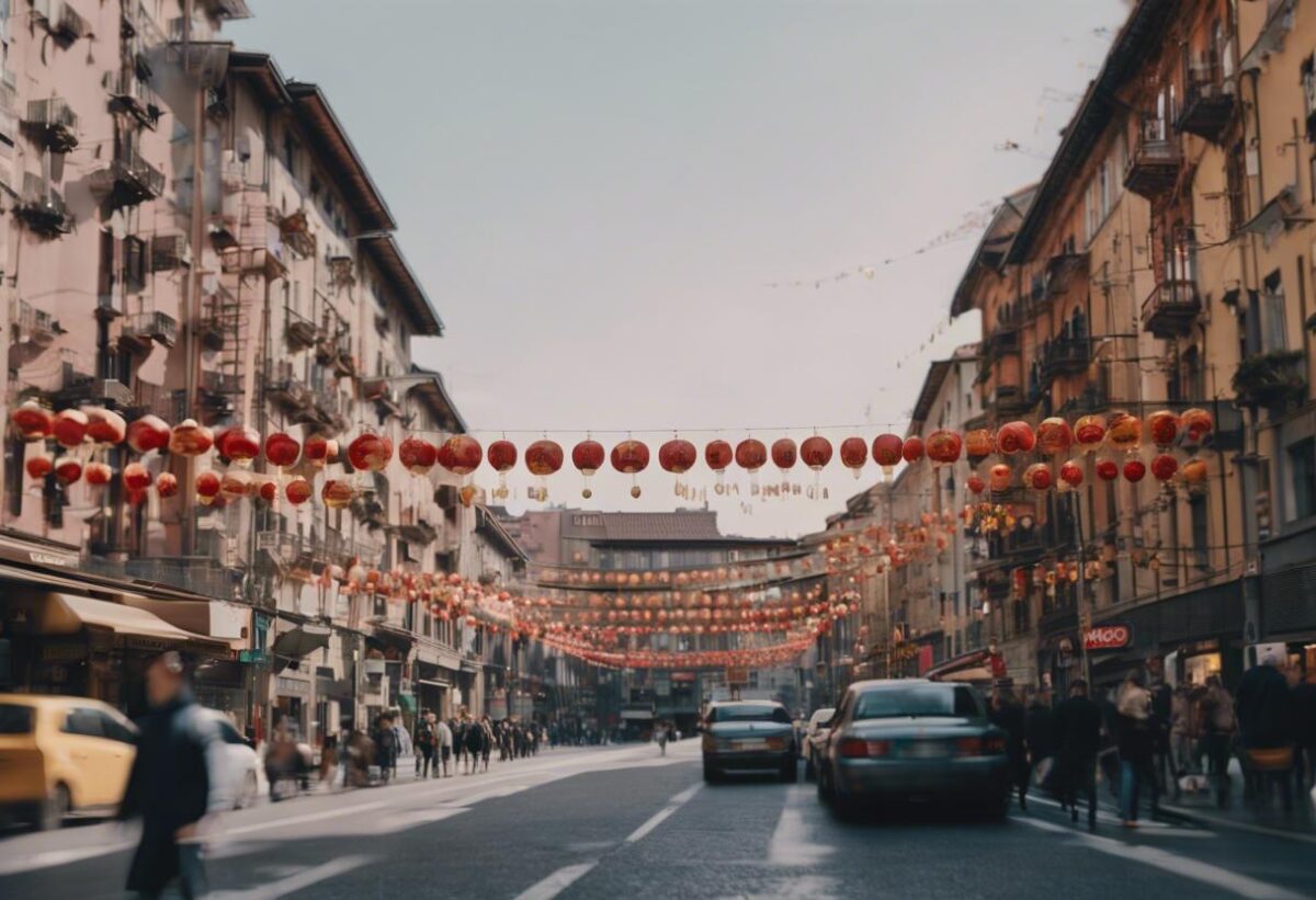 Il quartiere Chinatown di Milano rende omaggio alle vittime del disastroso incendio avvenuto in via Cantoni.