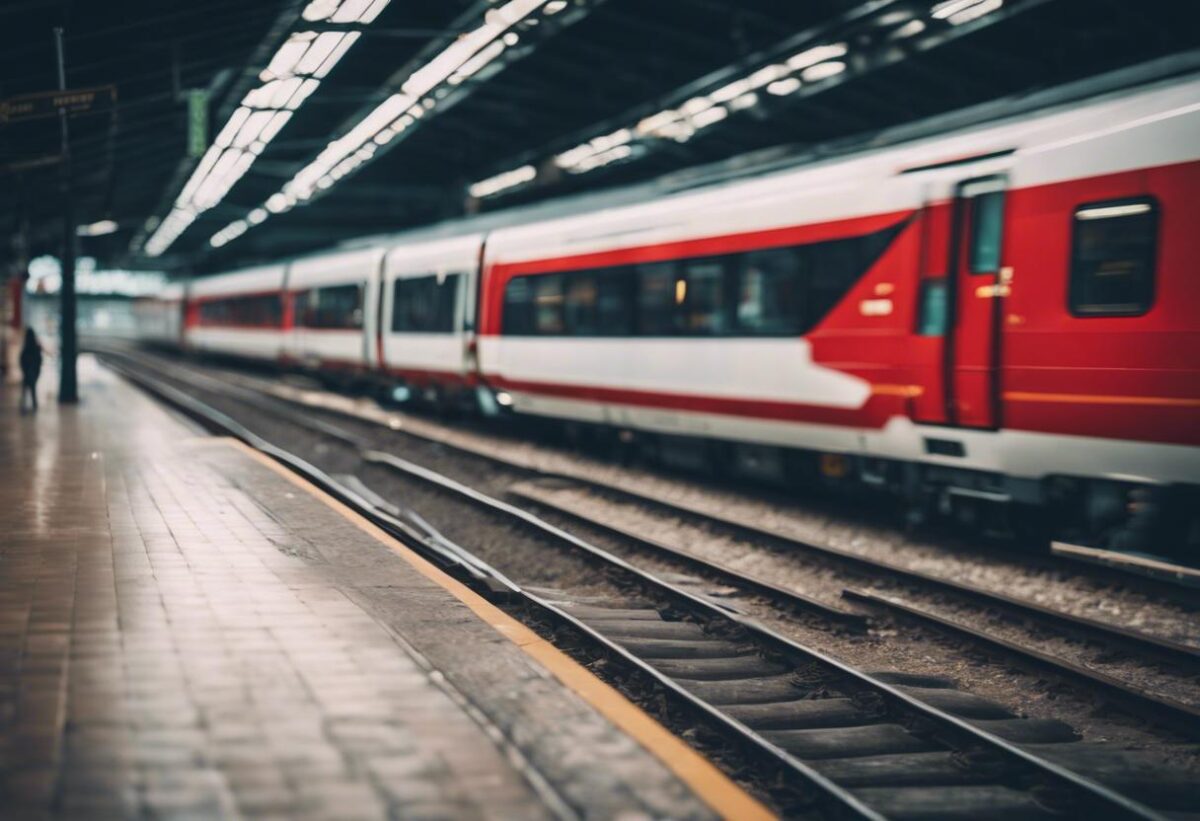 Un evento tragico è stato evitato di un soffio: una persona ha attraversato i binari giusto un attimo prima dell'arrivo di un treno Frecciarossa.