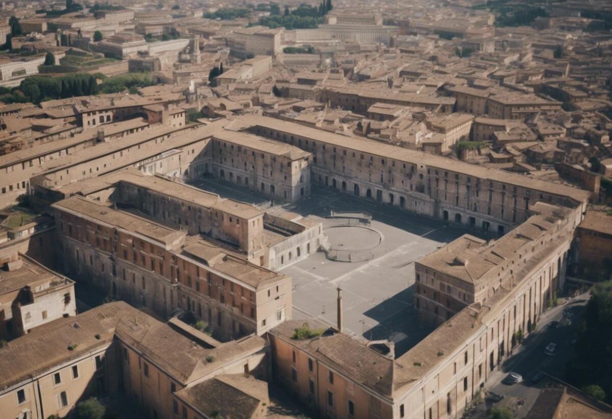 Alcuni materassi sono stati dati alle fiamme durante una protesta presso la prigione di Regina Coeli a Roma.