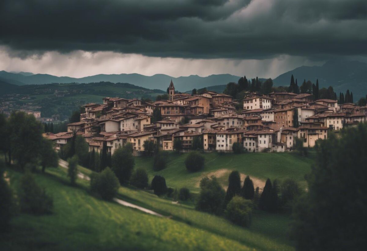 In Lombardia è stata emessa un'allerta arancione a causa delle condizioni meteorologiche avverse.