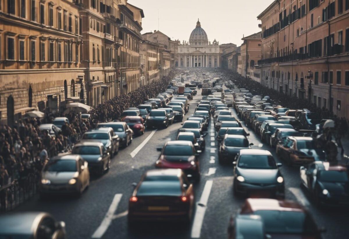 Un individuo è stato arrestato a Roma per aver guidato in modo spericolato la sua auto, mettendo a rischio i pedoni.