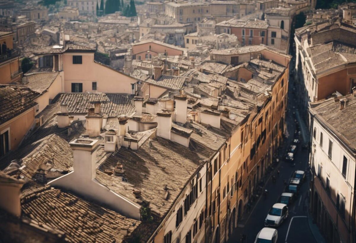 La protezione è stata aumentata nel quartiere ebraico di Roma.