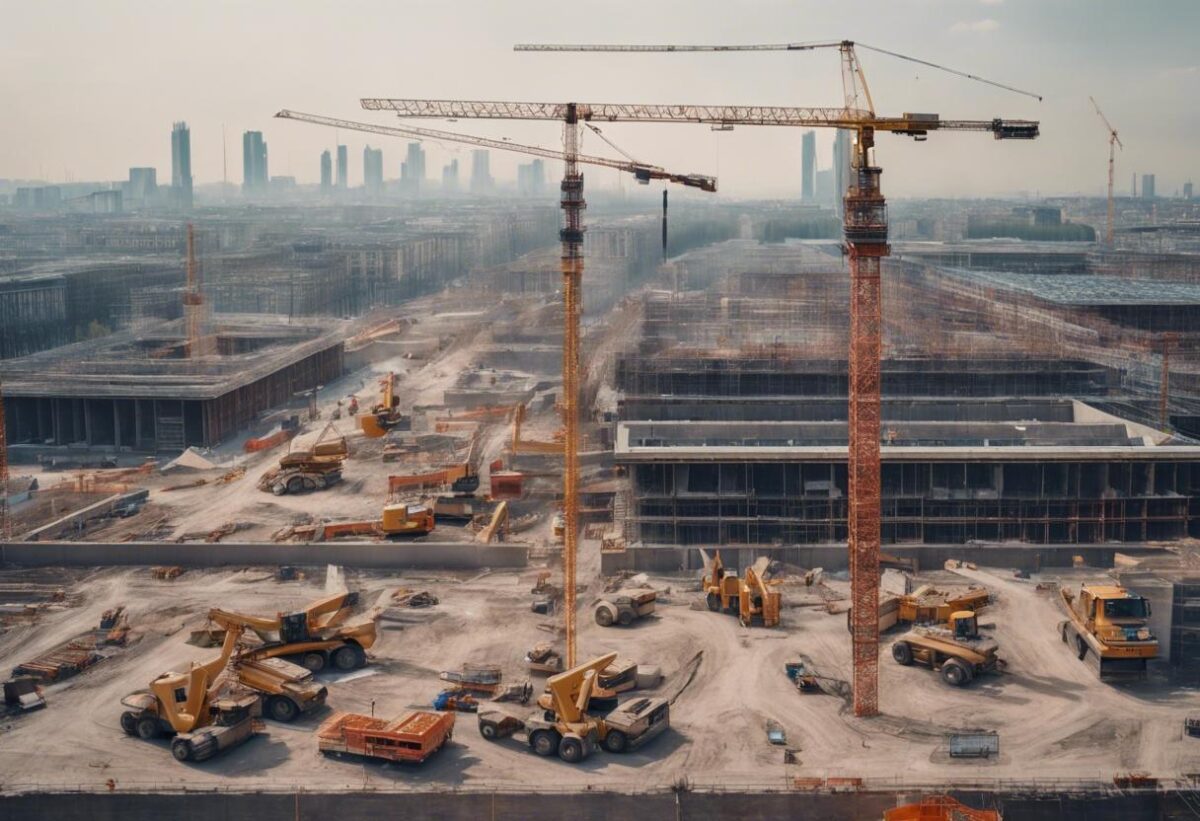A Milano, lavoratori di un sito di costruzione hanno scalato una gru in segno di protesta.