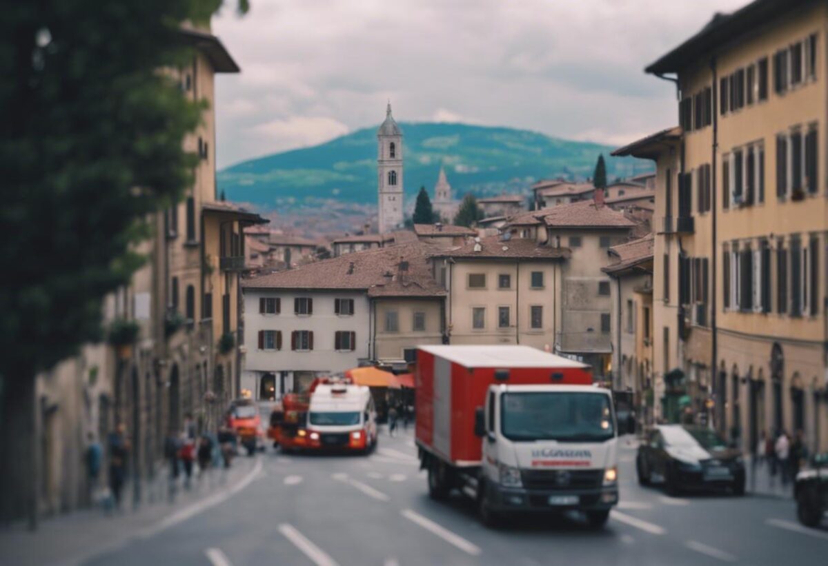 A Bergamo si è verificata una controversia tra camionisti in piena strada, richiedendo l'intervento dei pompieri per placare la situazione.