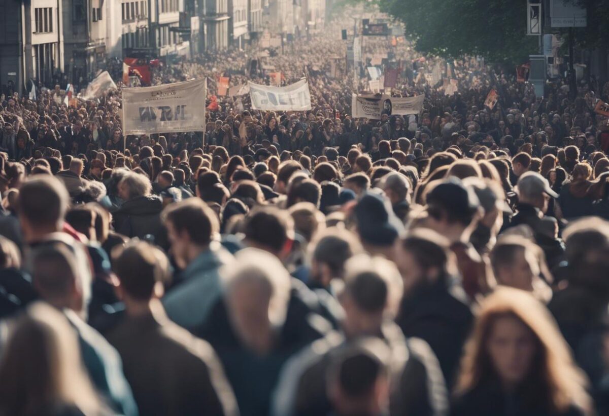 Manifestazione a favore di Pal, scontri trasmessi in tempo reale.
