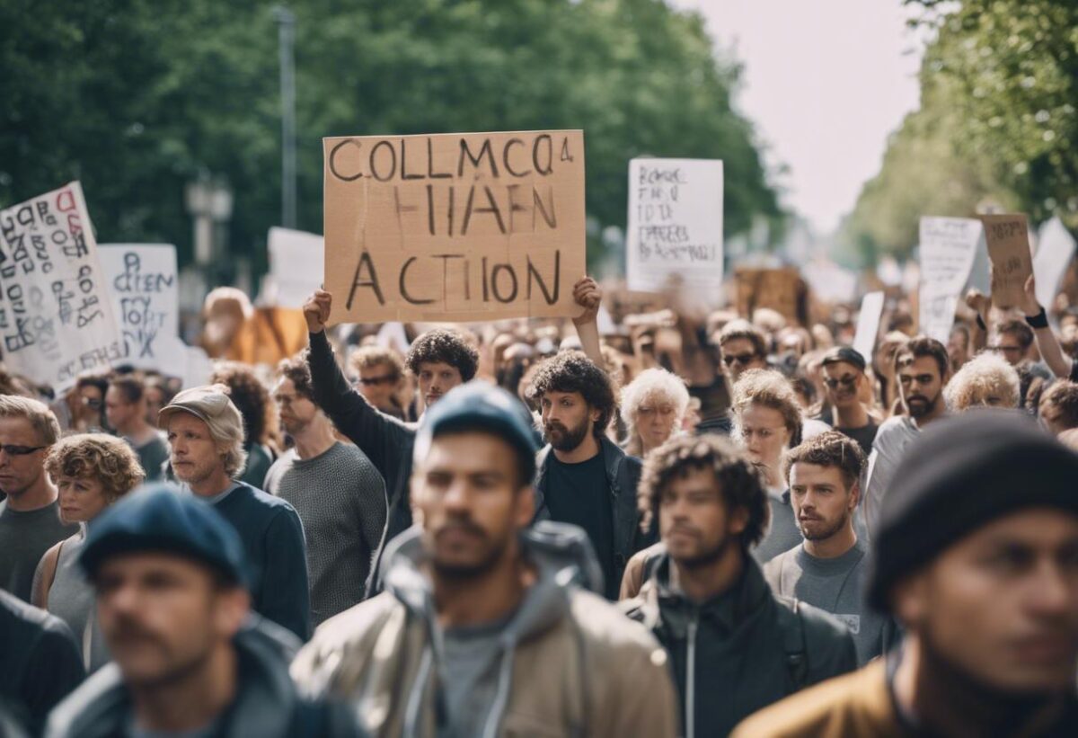 Quattro persone sono state trattenute durante la manifestazione a favore di Pal.