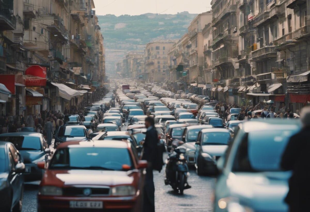 A Napoli, si è verificato un tentativo di furto proprio in mezzo al traffico.
