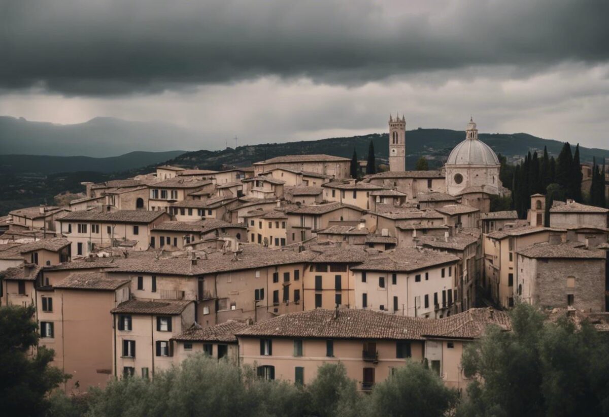Numerosi interventi dei pompieri sono avvenuti nella provincia di Perugia a causa delle avverse condizioni meteorologiche.