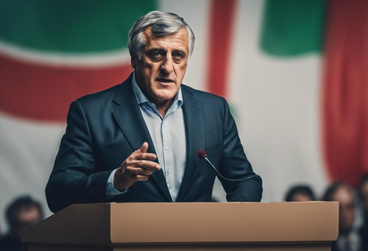 Tajani afferma che l'unico modo per stimolare la crescita è abbattere le imposte.