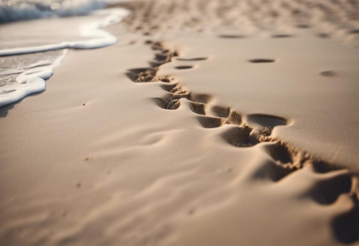 A Jesolo, l'alta marea ha causato l'erosione della spiaggia, creando una sorta di gradino nella sabbia.