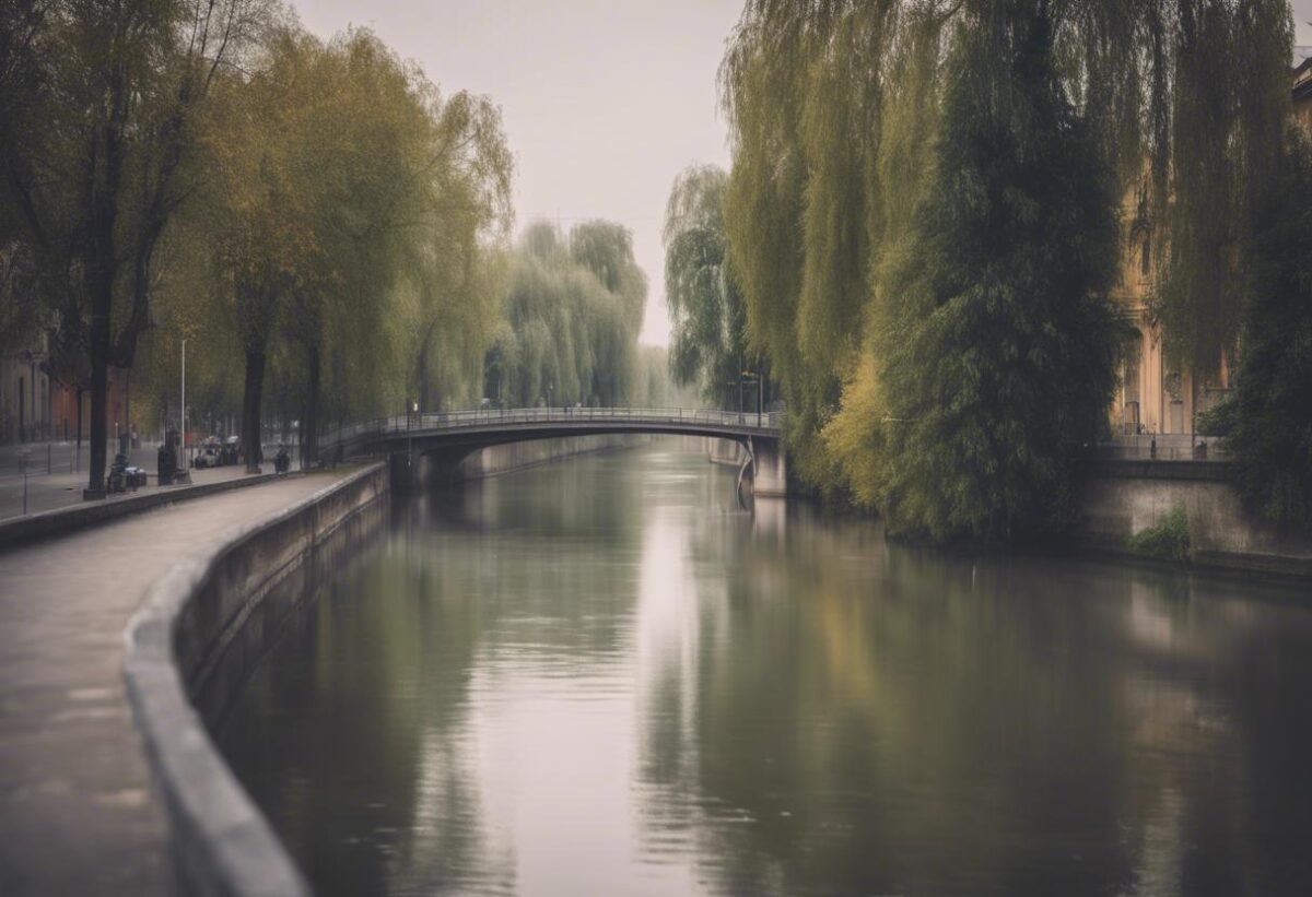 A Milano, il fiume Lambro straripa a causa delle avverse condizioni meteorologiche.