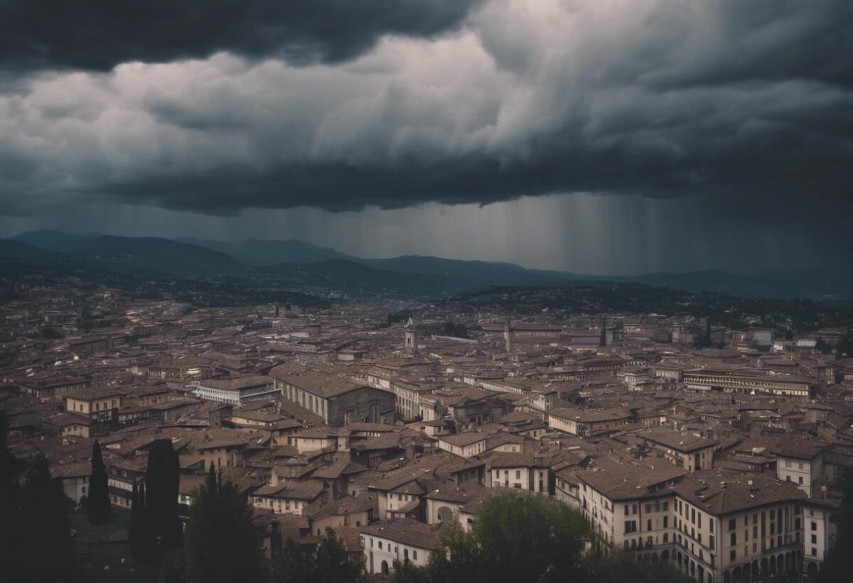 Bergamo affronta in questi giorni delle situazioni di maltempo con livelli elevati d'acqua.
