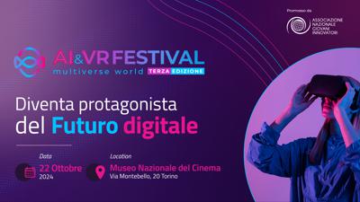 Ict, tutte le sfide del big-tech in nuova edizione dell''Ai&vr festival multiverse world'