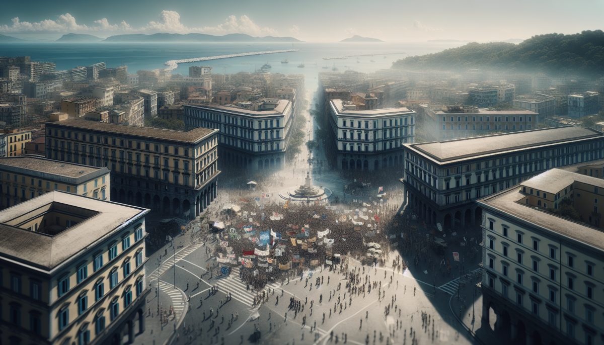 Mobilitazione nazionale a Napoli contro le guerre e il Dl sicurezza 1660