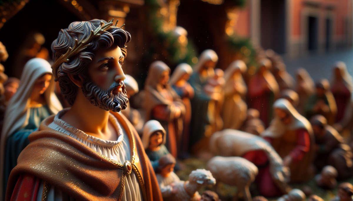 Sammy Basso, un esempio di coraggio nel presepe di Napoli