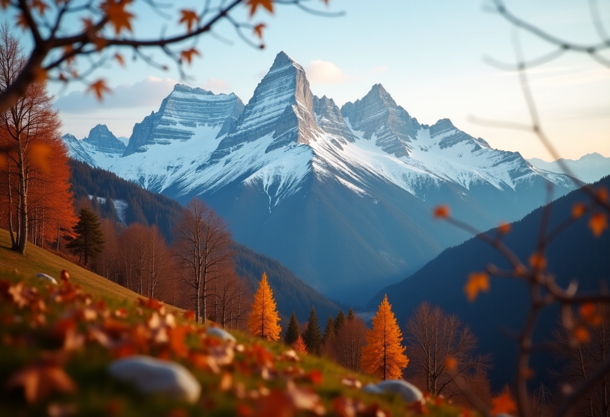 Il freddo pungente dell'autunno in Alto Adige