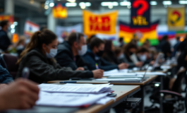 Beppe Grillo durante un intervento sul M5s