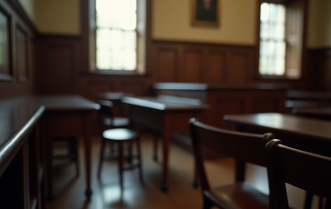 Giovane accusato Santo Romano in aula di tribunale