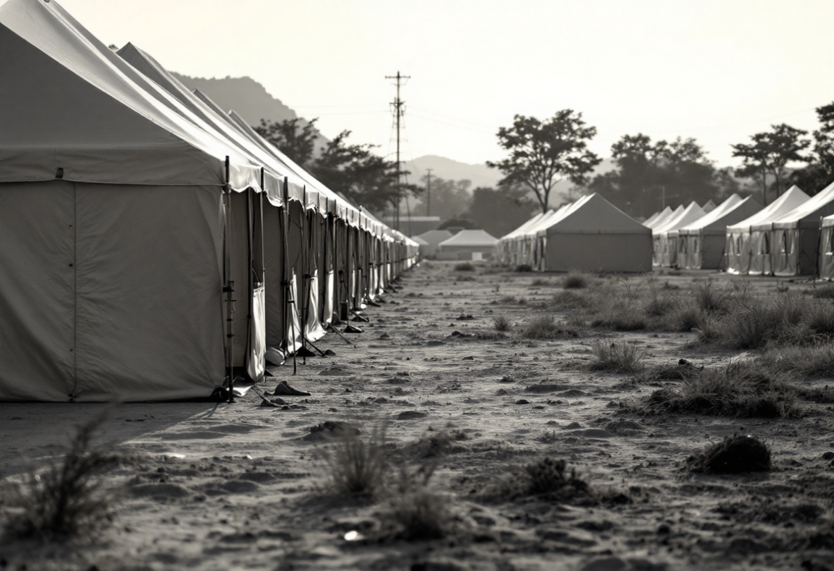 Il centro di accoglienza per migranti a Lipa: un rifugio temporaneo