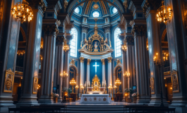 Papa Francesco durante una cerimonia di esequie papali