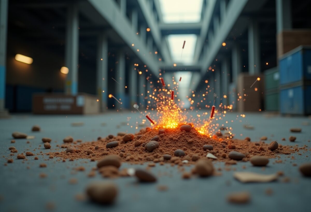 Tragedia a Ercolano: esplosione mortale in un deposito abusivo di fuochi d'artificio