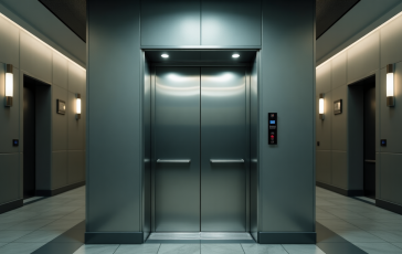 Ascensore rotto a Palermo con soccorritori sul posto