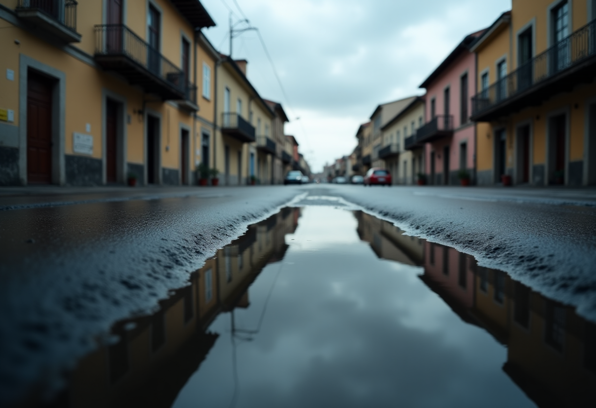 Maltempo in provincia di Catania: strade allagate e torrenti esondati