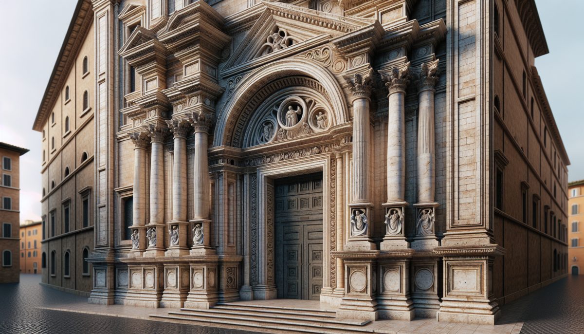 Messa in sicurezza del portale della chiesa di San Giacomo a Roma