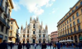 Panorama di Milano, città con alta qualità della vita
