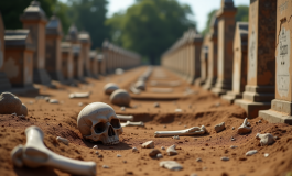 Ossa umane scoperte al cimitero di Lecce