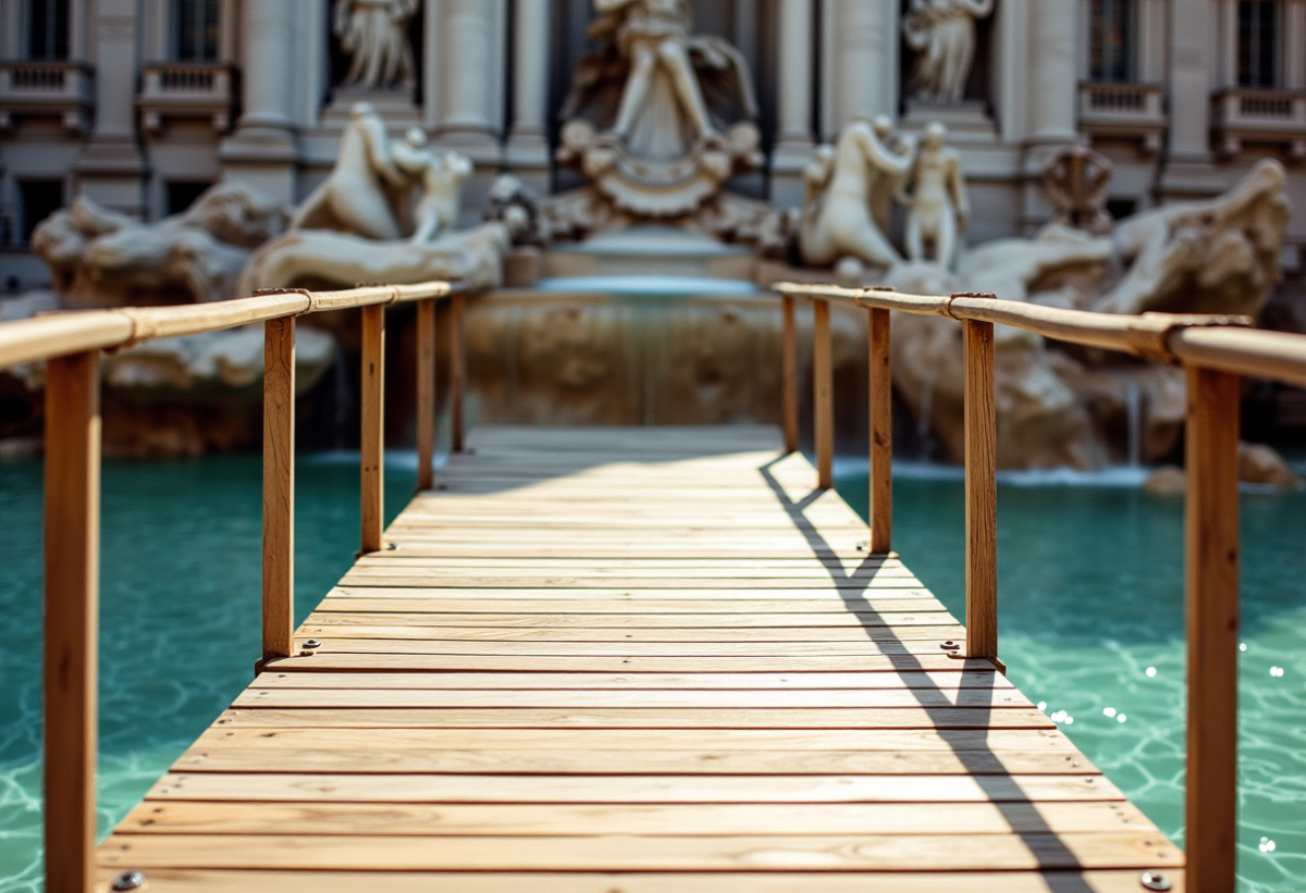La passerella a Fontana di Trevi: un'opportunità unica per Roma