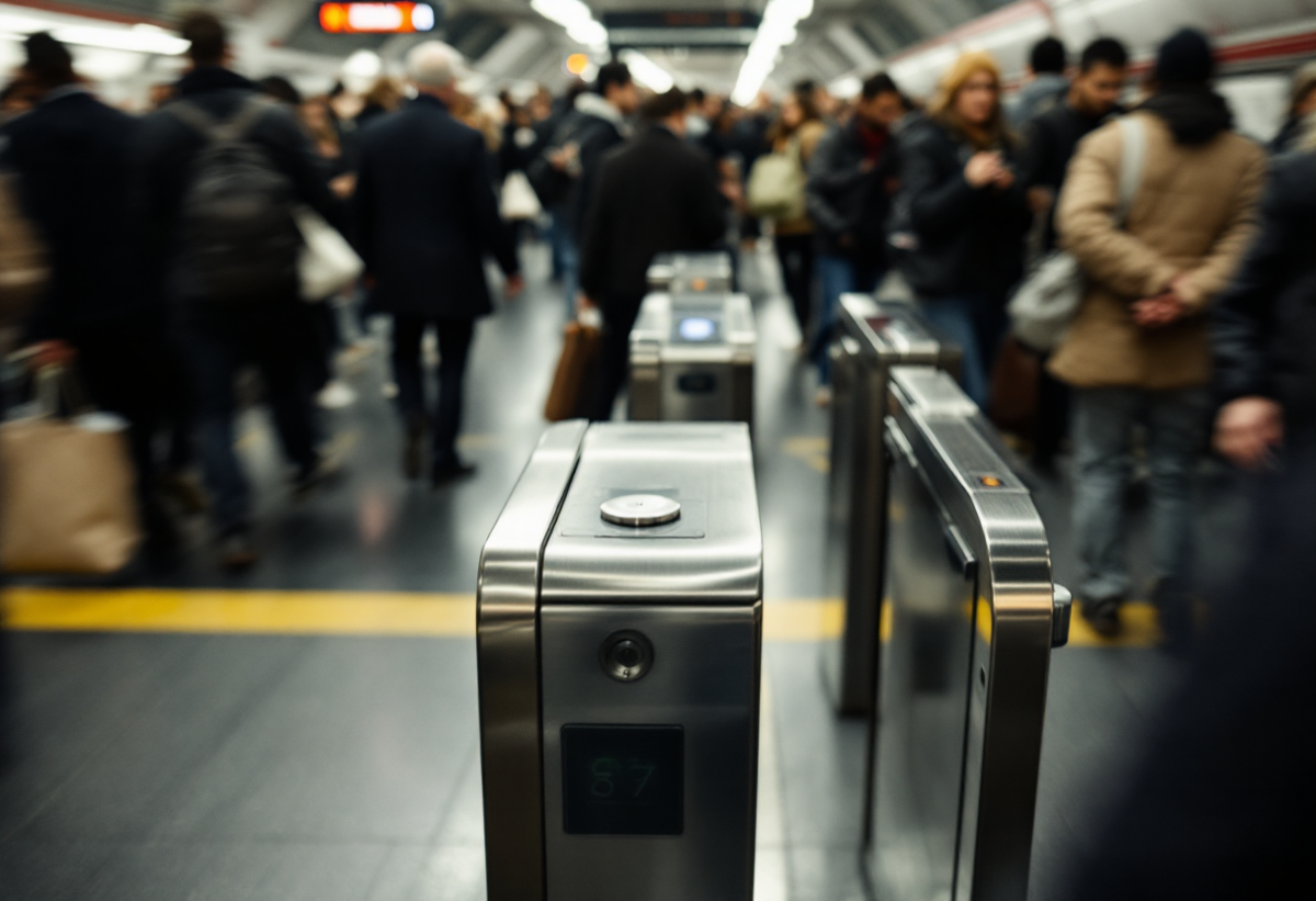 Il fenomeno del salto del tornello nella metropolitana di Milano